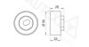 PORSC 94410227706 Deflection/Guide Pulley, timing belt